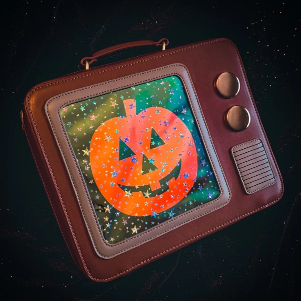 Backstitch Bruja Pumpkin TV Purse
